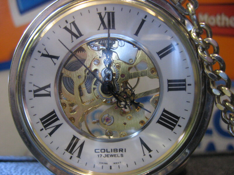 Close-up of a pocket watch