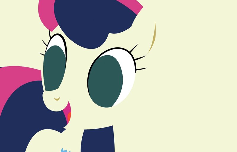 close-up of a pony character