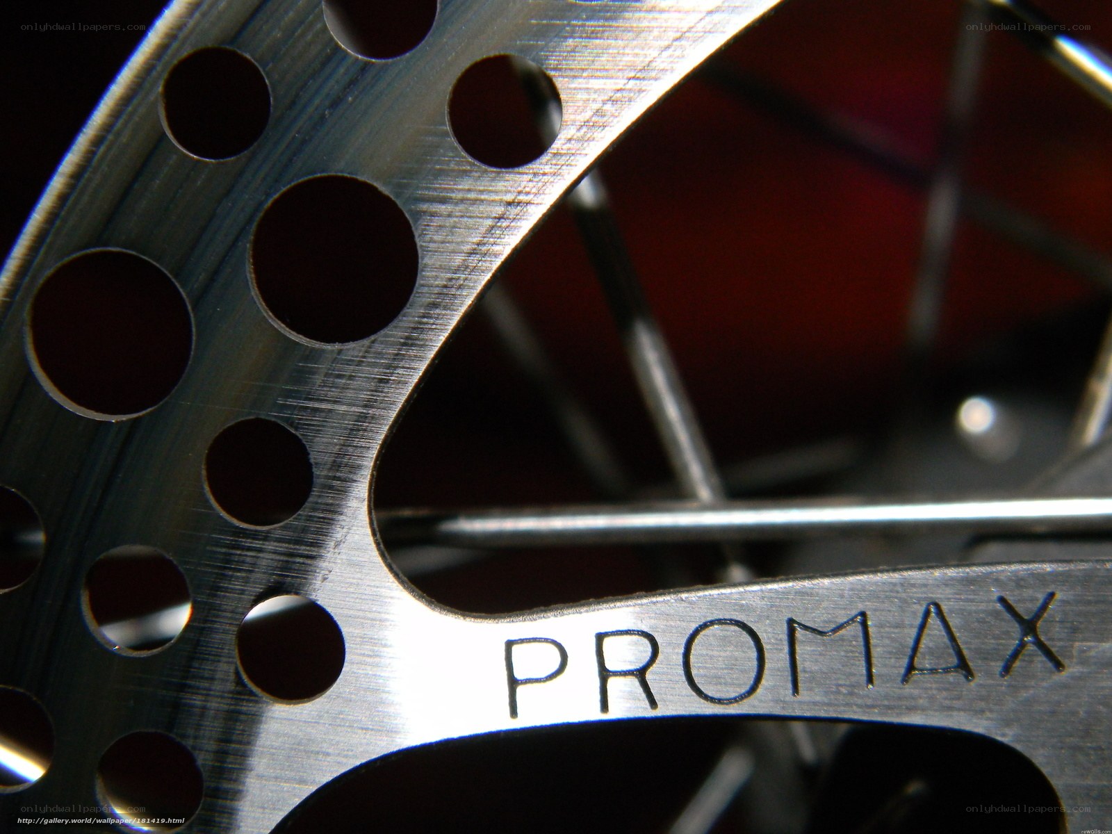 Close-up of a Promax wheel