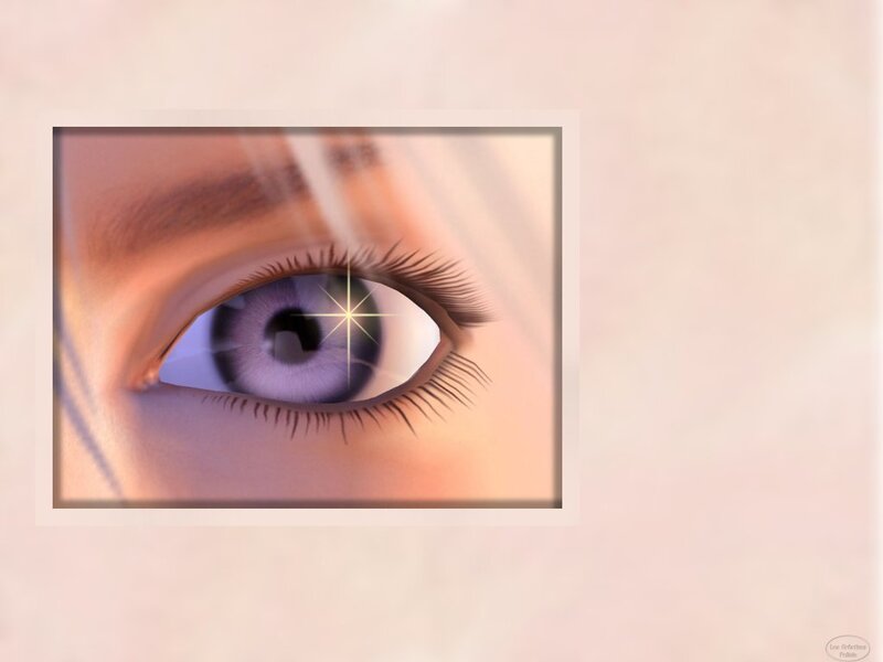 close-up of a purple eye