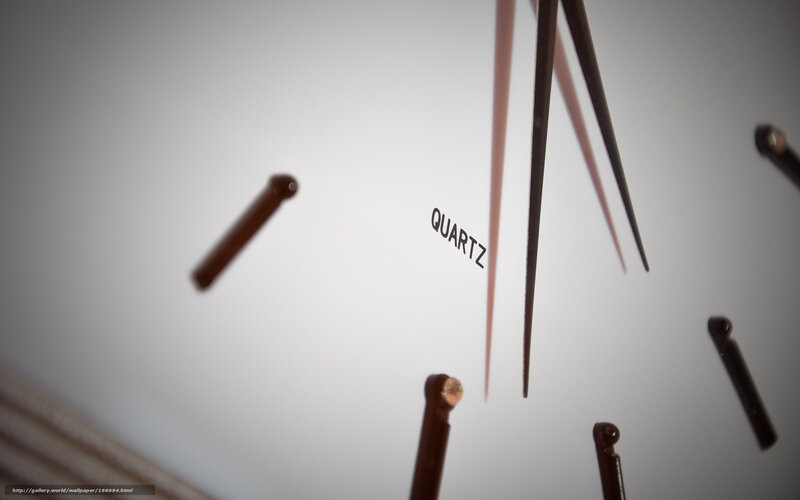 Close-up of a quartz clock face