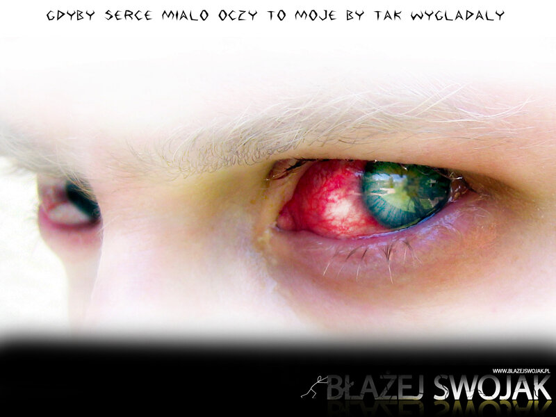 Close-up of a red eye