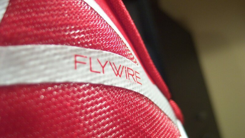 Close-up of a red shoe