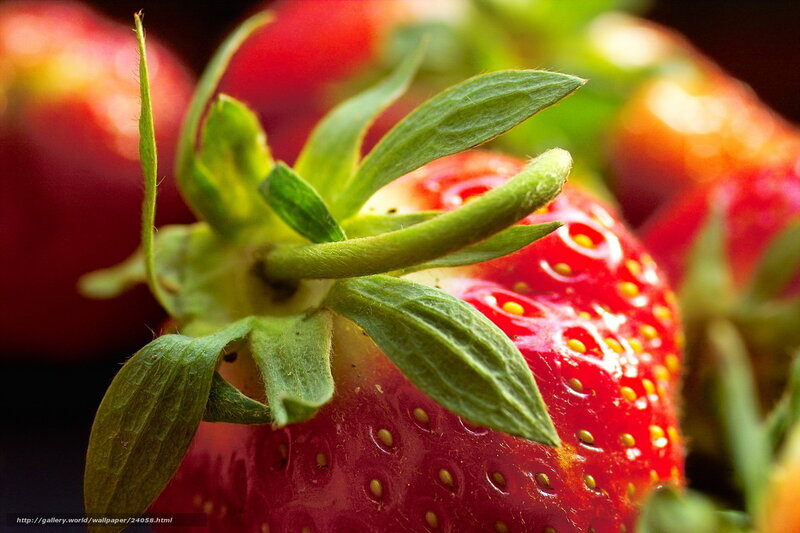 Close-up of a ripe strawberry