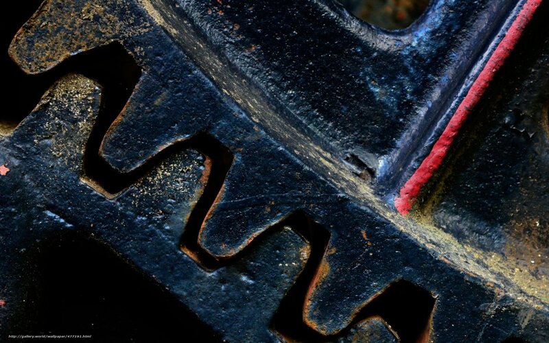close-up of a rusted gear