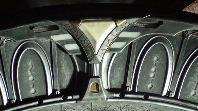 close-up of a sci-fi structure