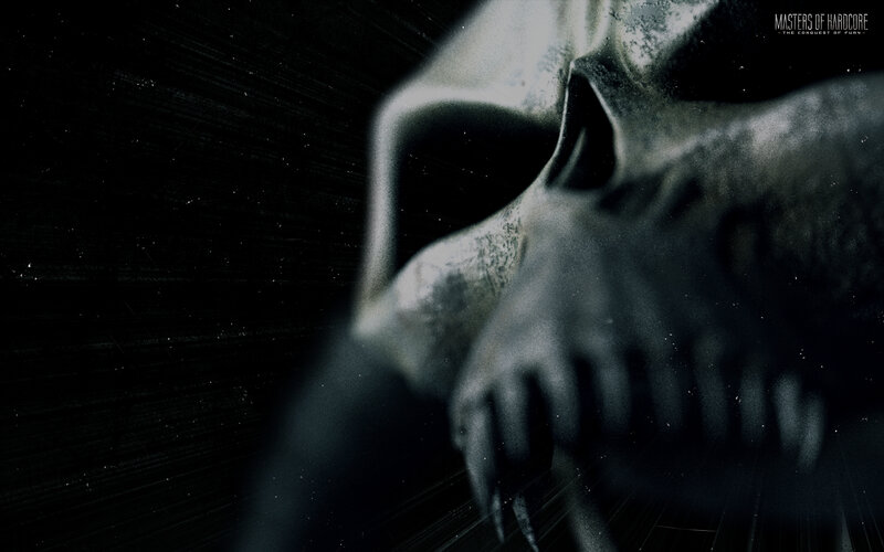 Close-up of a Skull — Black