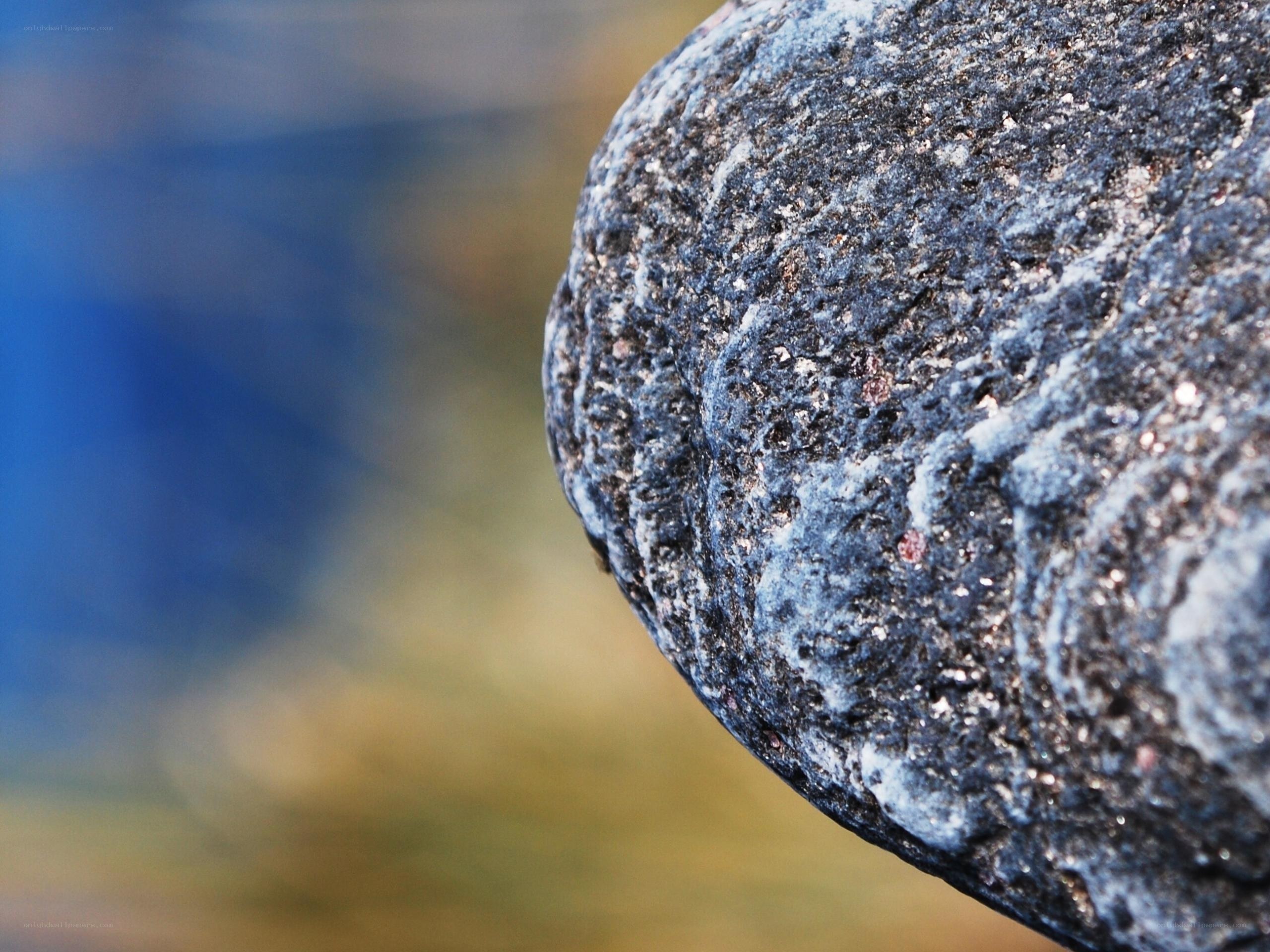Close-up of a smooth stone