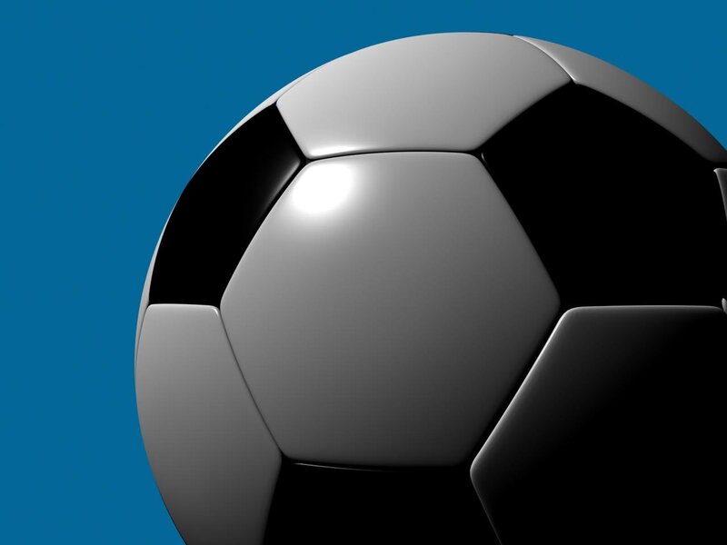 close-up of a soccer ball