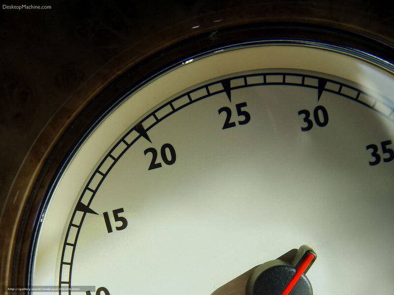 close-up of a speedometer