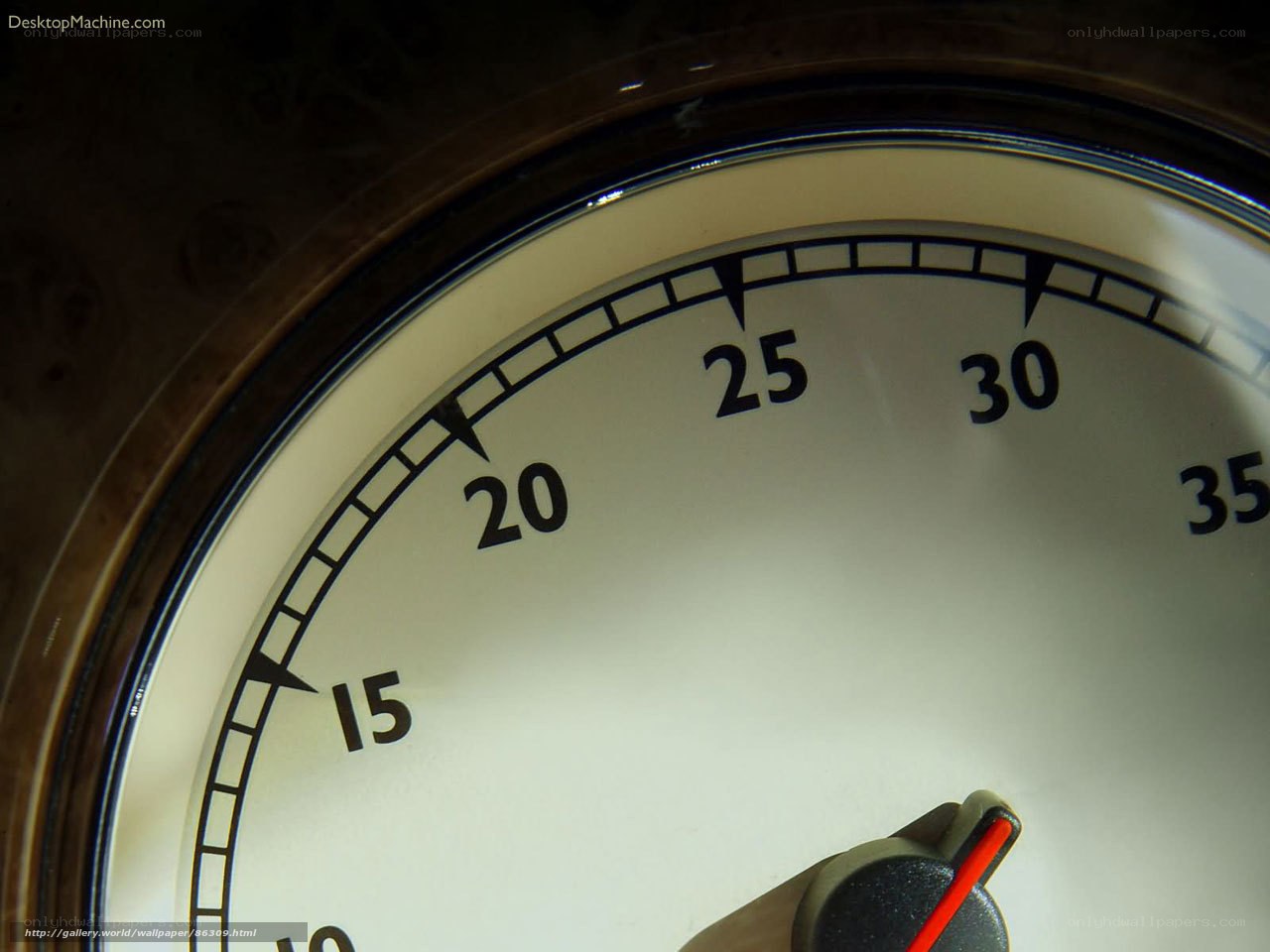 close-up of a speedometer