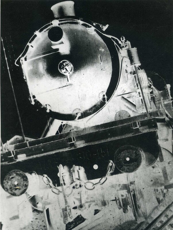Close-up of a steam locomotive
