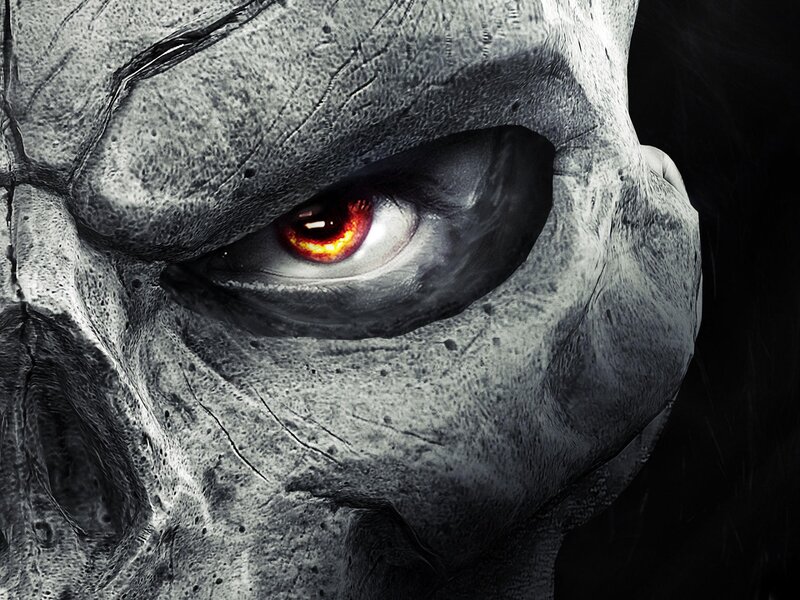 close-up of a stone creature's eye