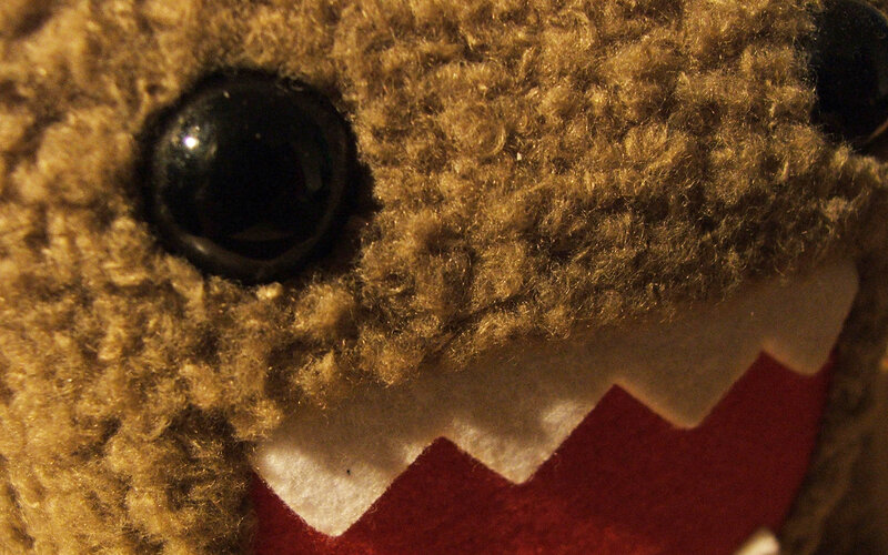 close-up of a stuffed toy