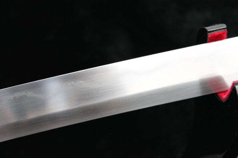 Close-up of a Sword Blade — Silver