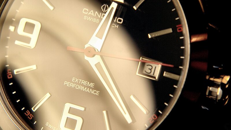 Close-up of a Watch Face — Black