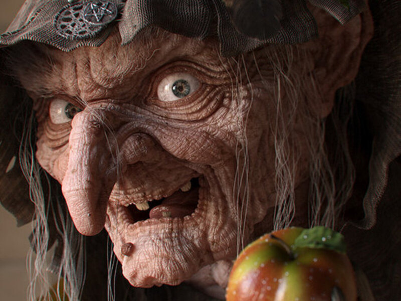 Close-up of a Witch