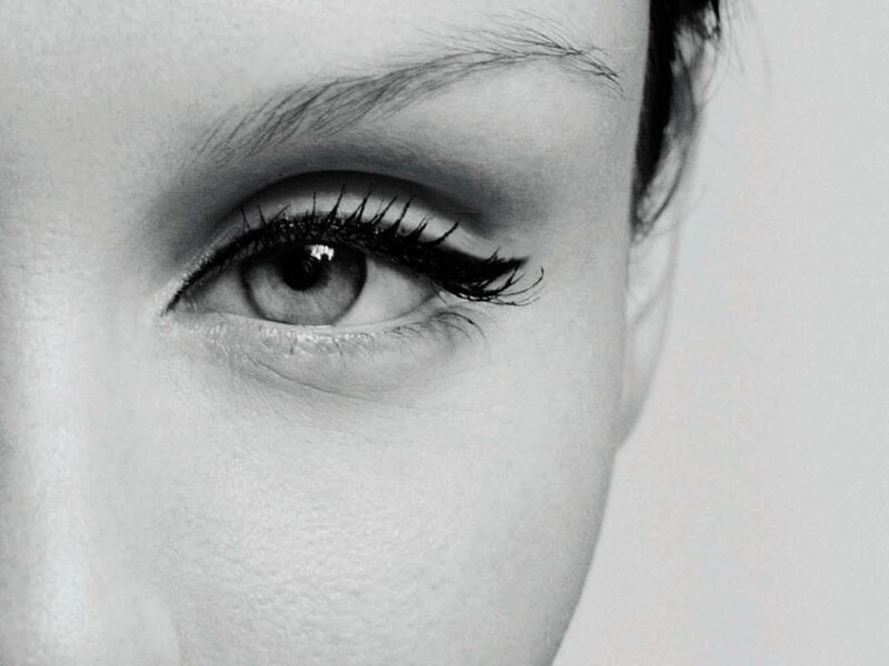 Close-up of a Woman's Eye — Black, Neutral