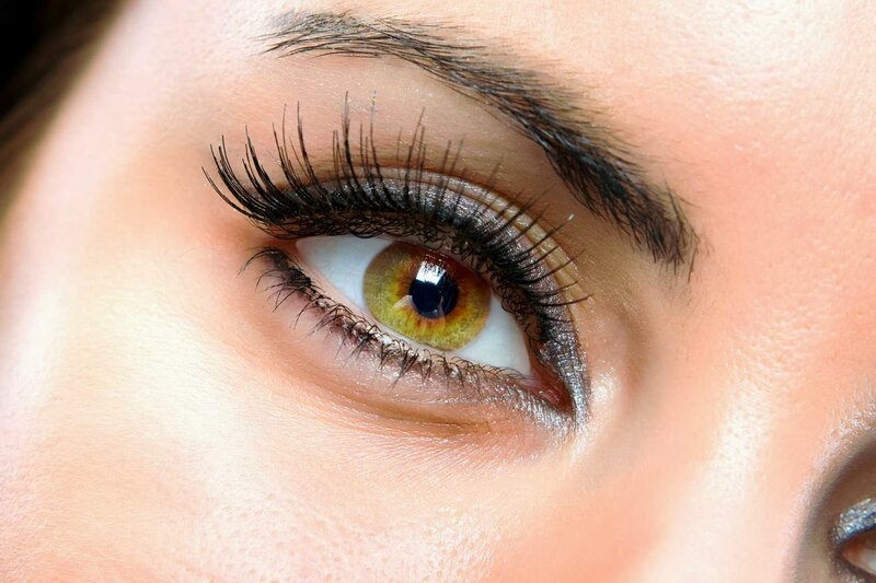 Close-up of a Woman's Eye — Brown, Neutral
