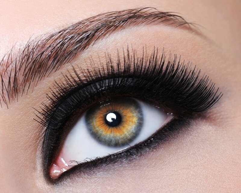 Close-up of a Woman's Eye — Brown