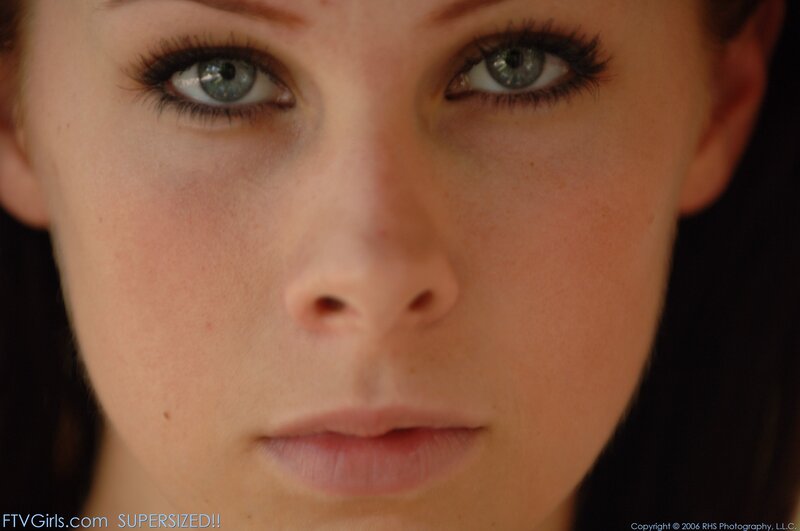 close-up of a woman's face