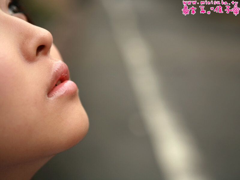 close-up of a woman's face