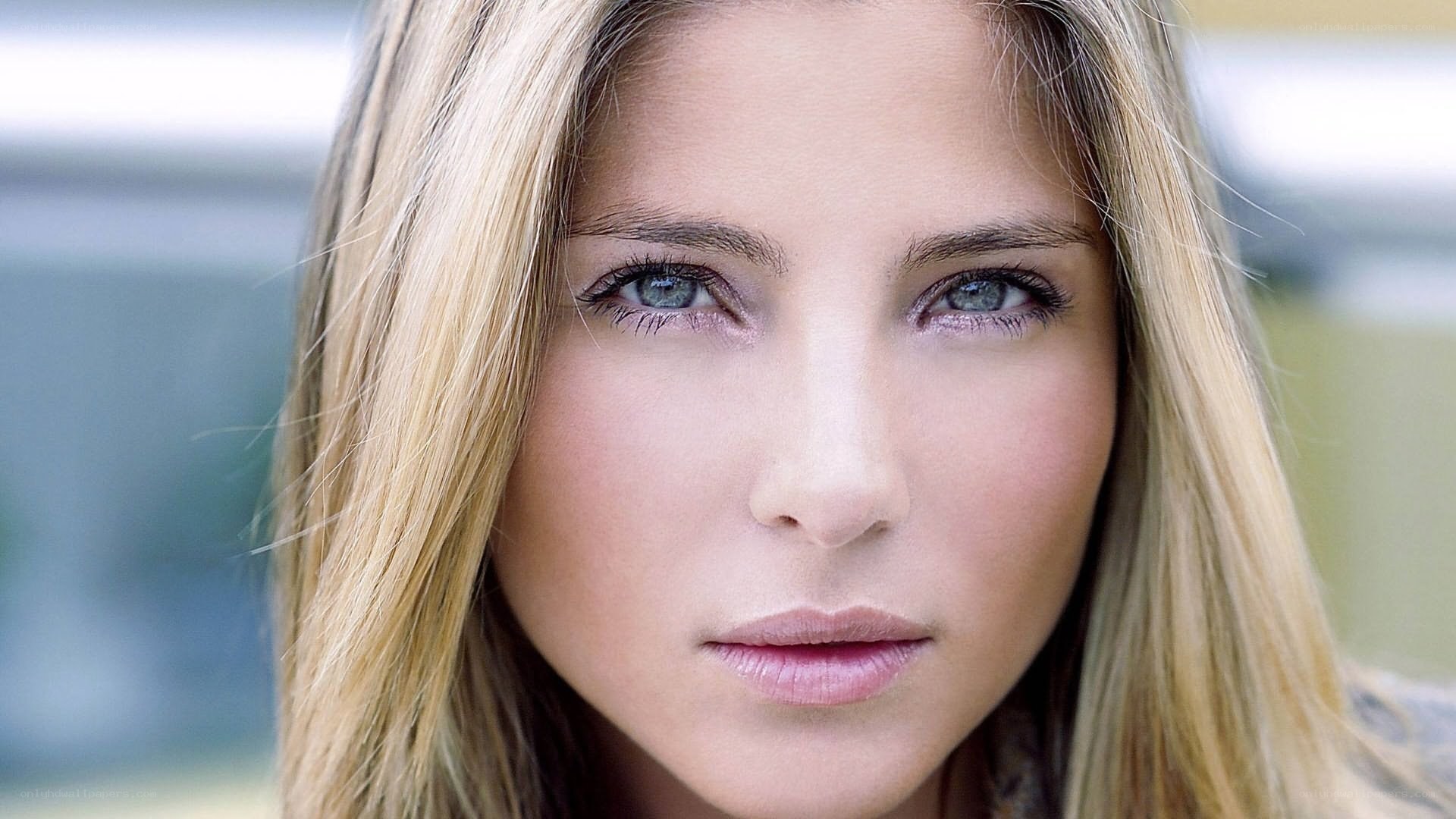 close-up of a woman's face