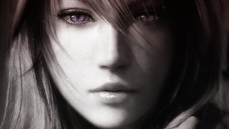 close-up of a woman's face