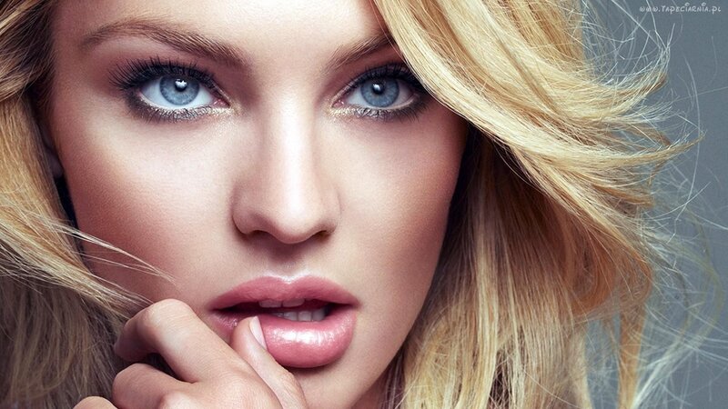 close-up of a woman's face