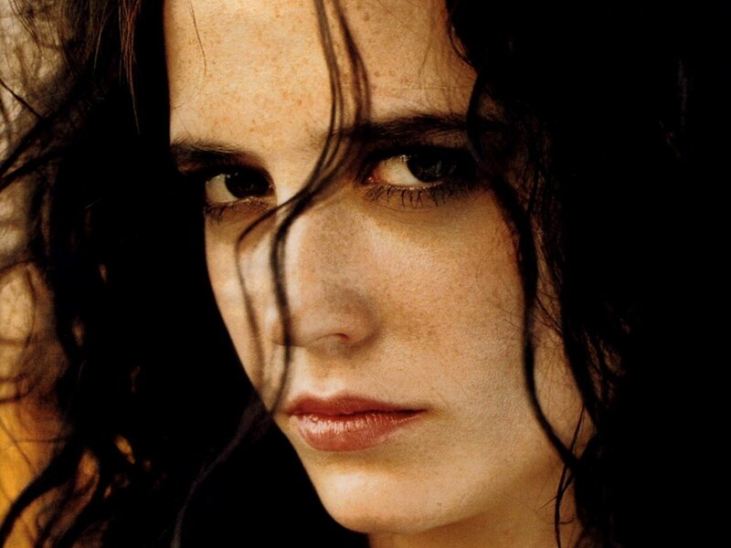 close-up of a woman's face