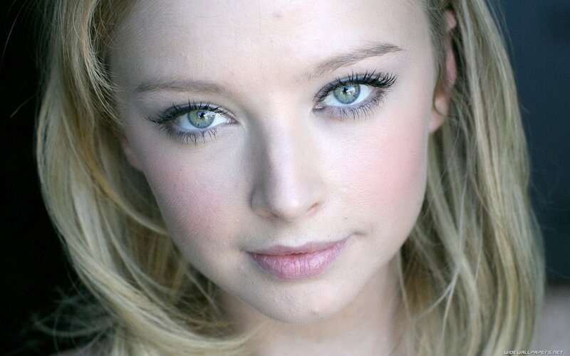 close-up of a woman's face