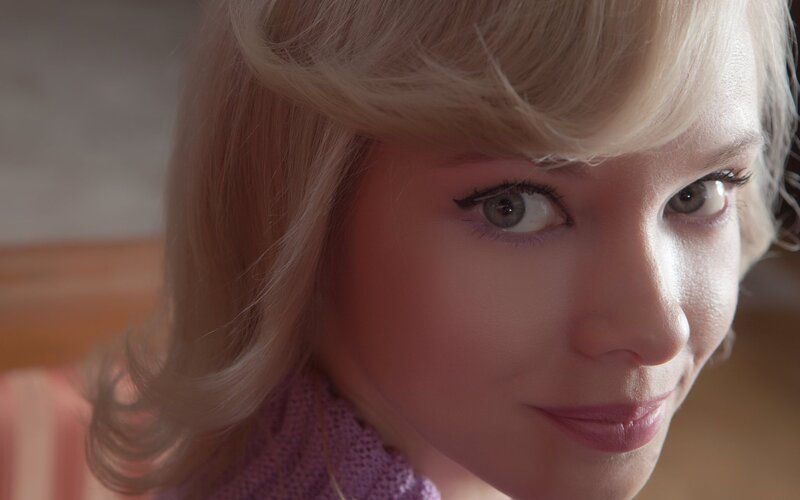 close-up of a woman's face