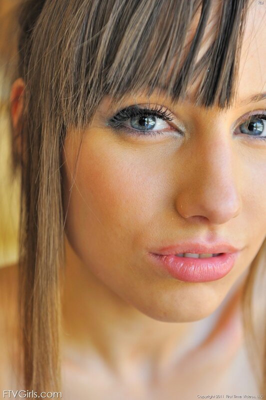 close-up of a woman's face