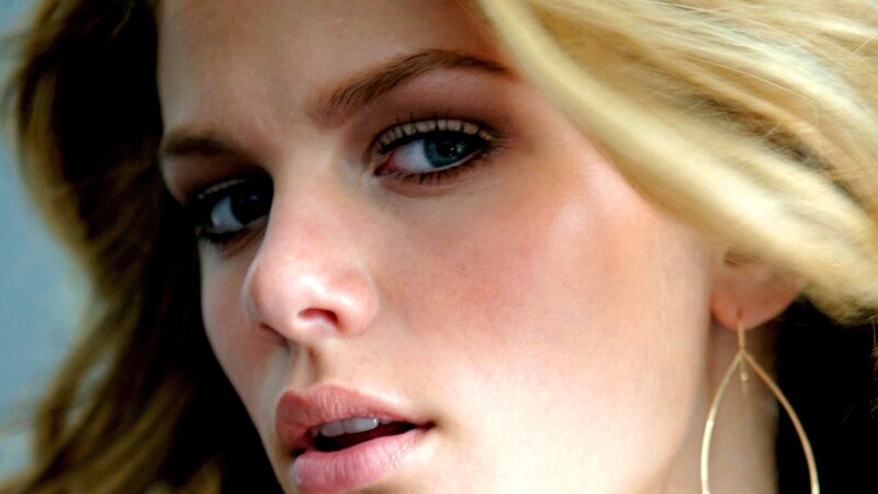 close-up of a woman's face