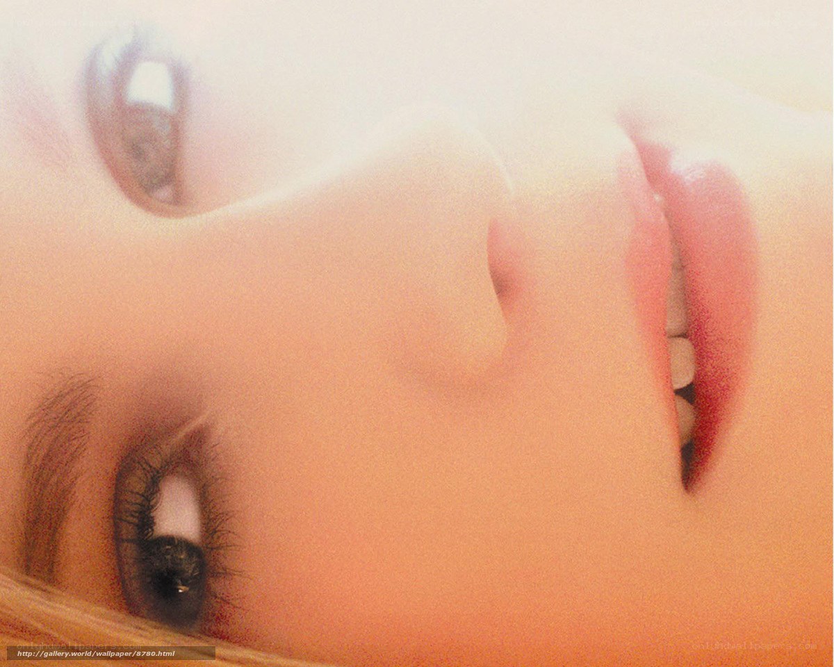 close-up of a woman's face