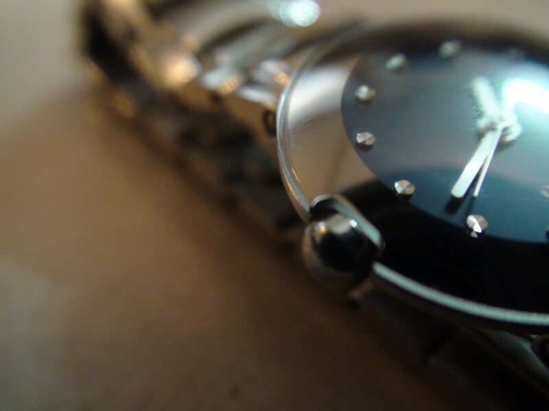 close-up of a wristwatch