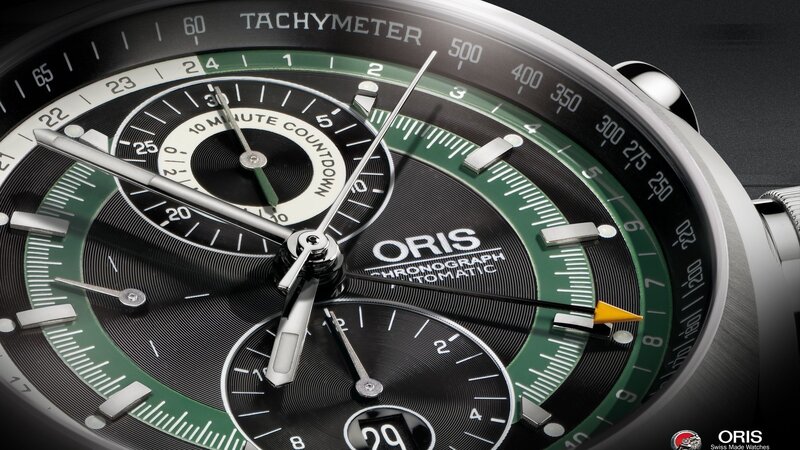 Close-up of a Wristwatch — Black, Technical