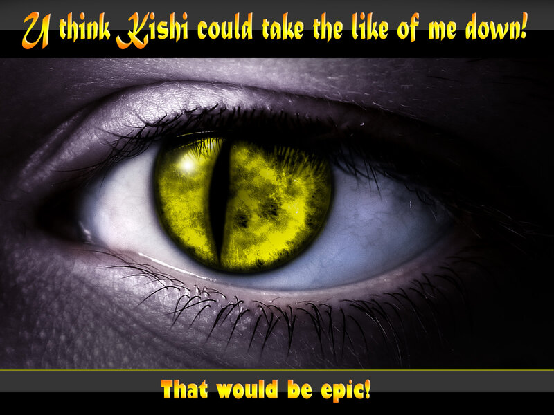 Close-up of a Yellow Eye — Dramatic, Digital Art