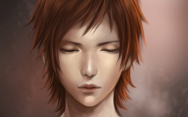 Close-up of a Young Person