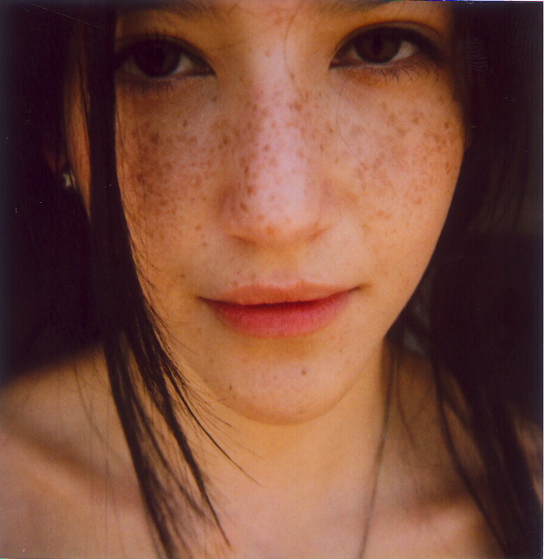close-up of a young woman