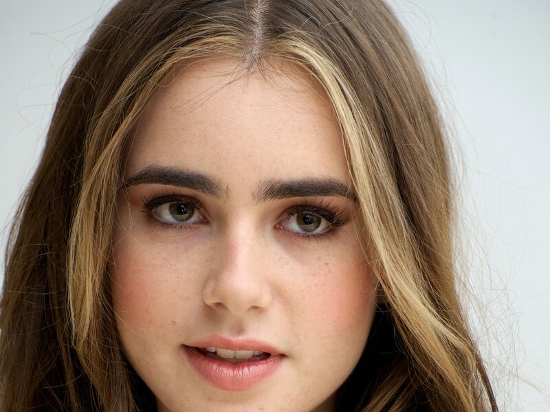 close-up of a young woman