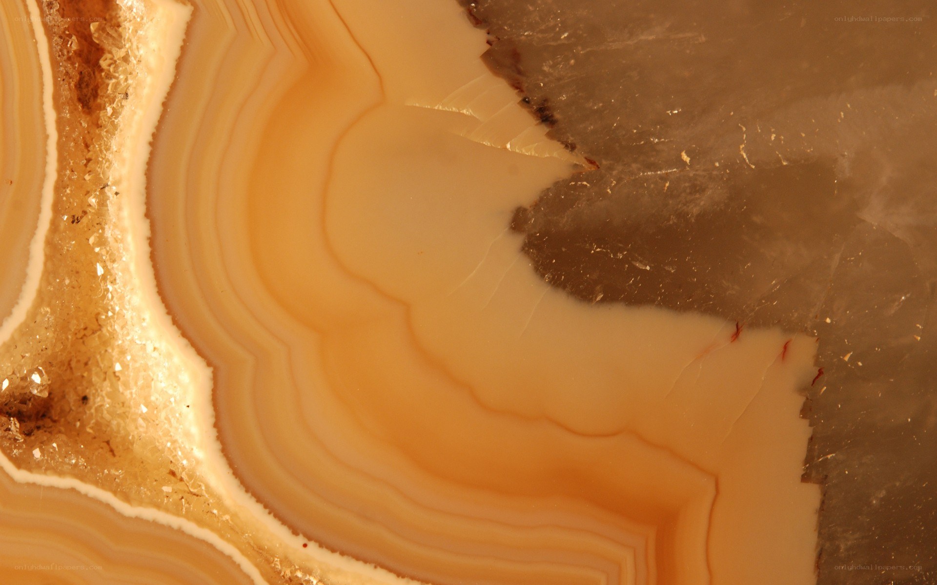 Close-up of agate stone