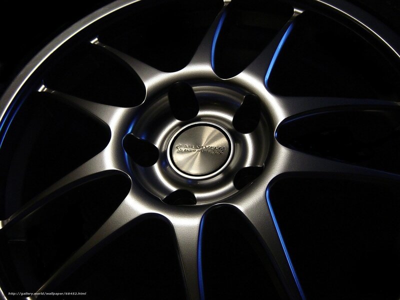 close-up of alloy wheel