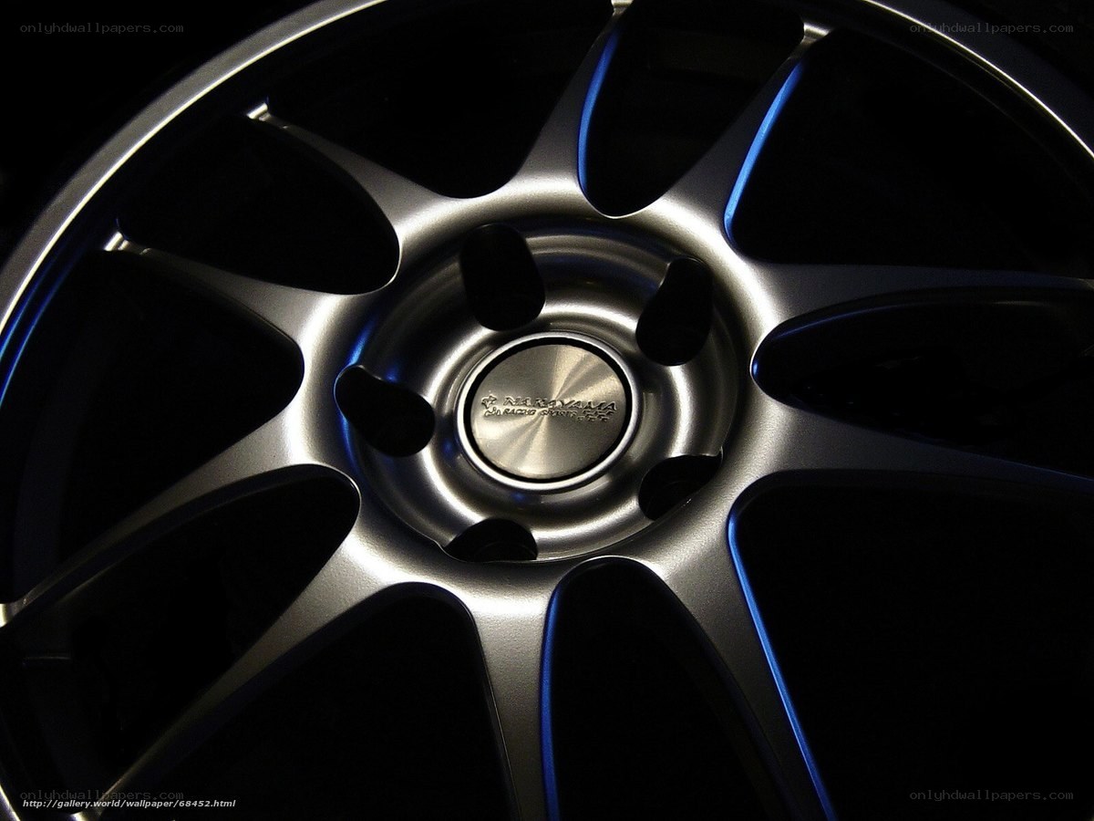 close-up of alloy wheel