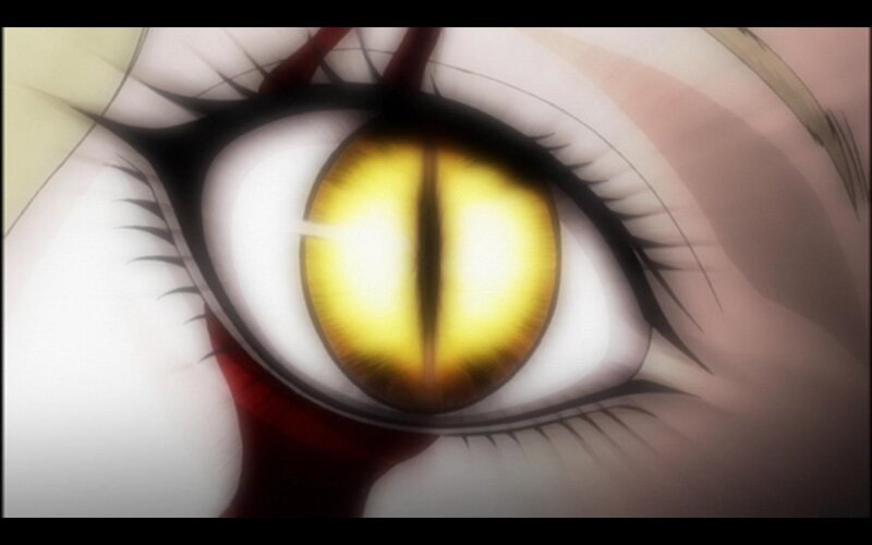 close-up of an anime eye