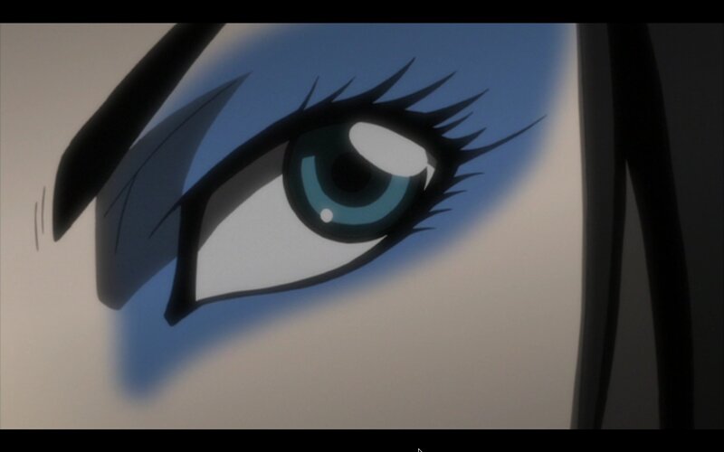 close-up of an anime eye
