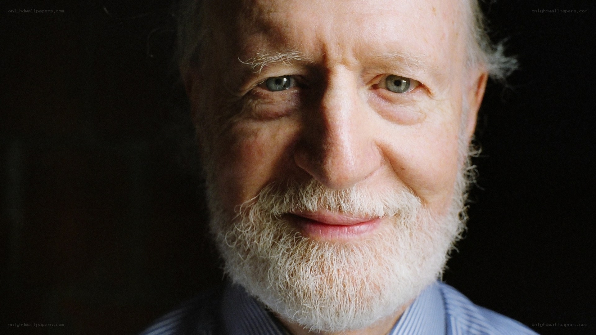 close-up of an elderly man