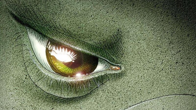 close-up of an eye