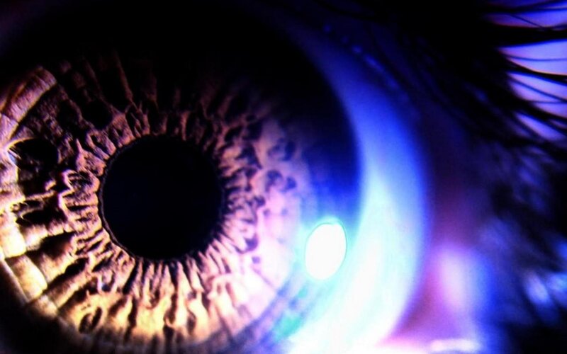 close-up of an eye