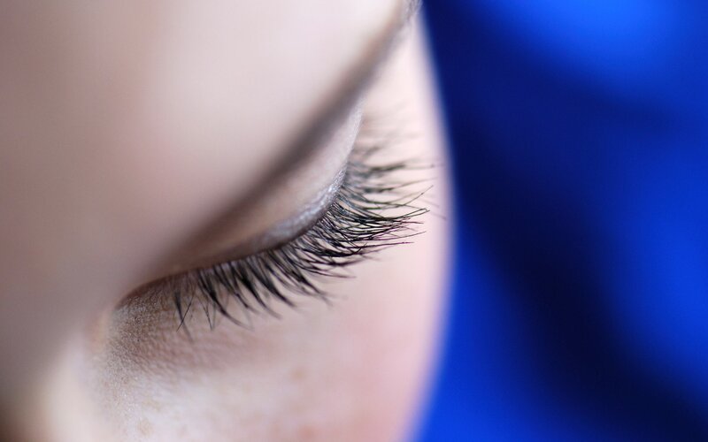 close-up of an eye